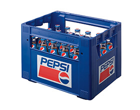 PepsiCo Pepsi Gastronomie Glas Produkte Kasten