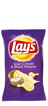 PepsiCo Pepsi Gastronomie Lay's Produkte Lays Core Sour Cream Black Pepper